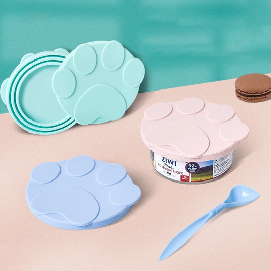 Portable Silicone Dog Canned food Lid || silicone spoon